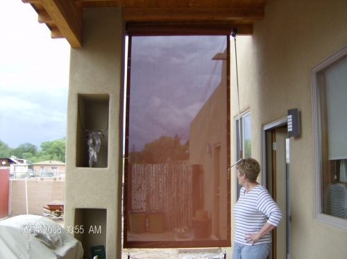 Vertical Roll Curtain - Rader Awning