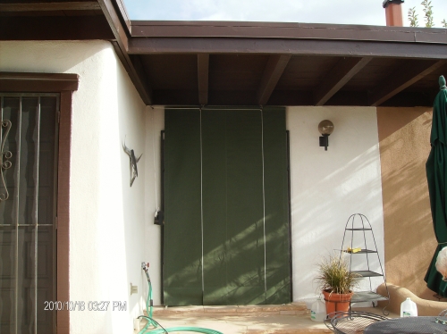 Rope and Pulley Curtain - Rader Awning