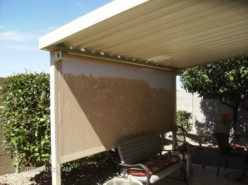 Vertical Roll Curtain - Rader Awning
